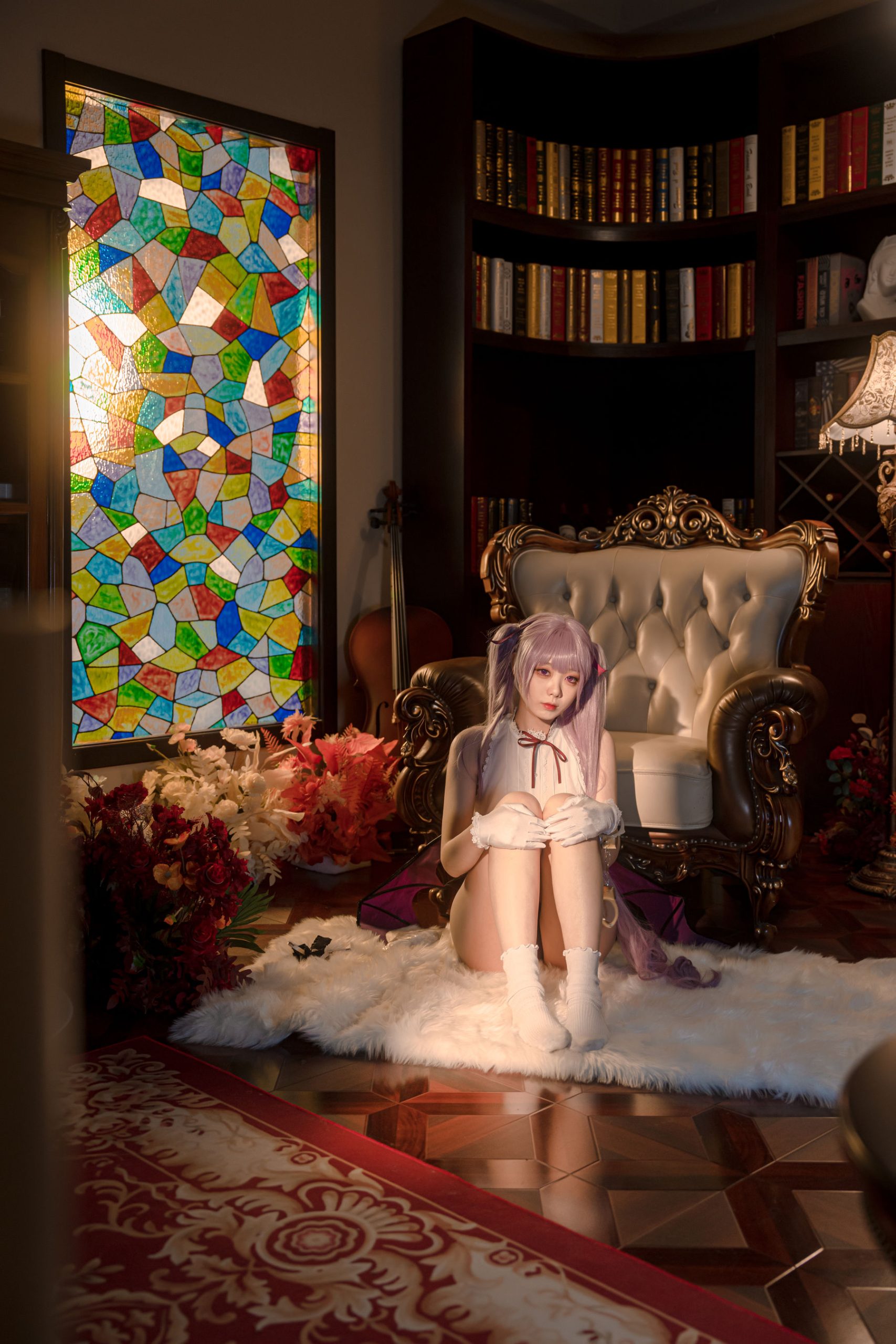 [福利COS] 安食Ajiki – 笨拙的小恶魔/(44P)