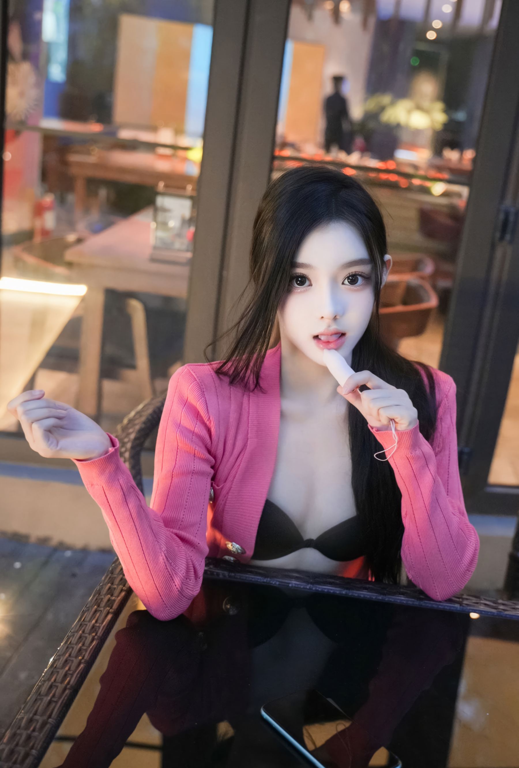 龙雪儿 – 灰色瑜伽服/(69P)
